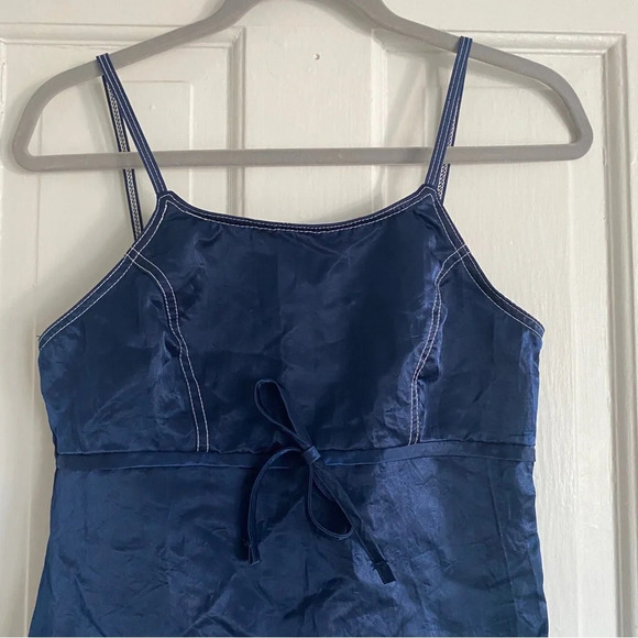 Vintage 90’s Y2K Blue Mini Dress Size S - Picture 2 of 7